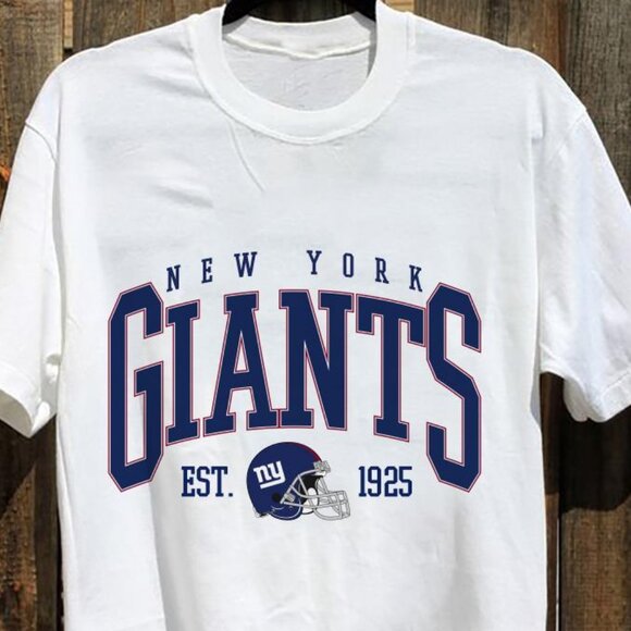 Tops - New York Giants Tee New York Football Vintage Style Tee shirt 90s PM
